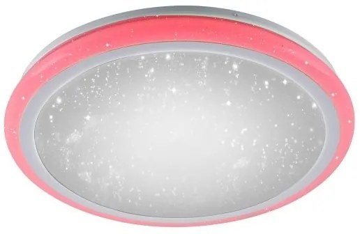 Plafonieră LED RGB dimabilă LUISA LED/28W/230V Leuchten Direkt 15220-16 + telecomandă
