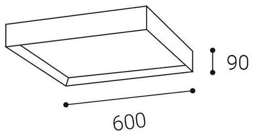Plafonieră LED LED2 MILO LED/60W/230V 3000/4000K