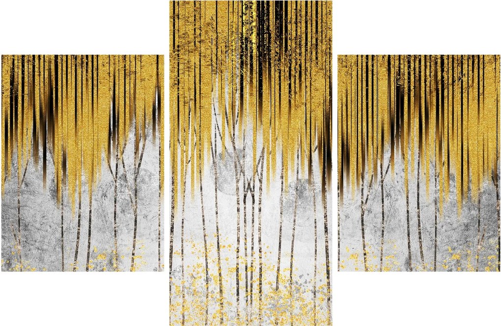 Tablou - Linii de aur (90x60 cm)