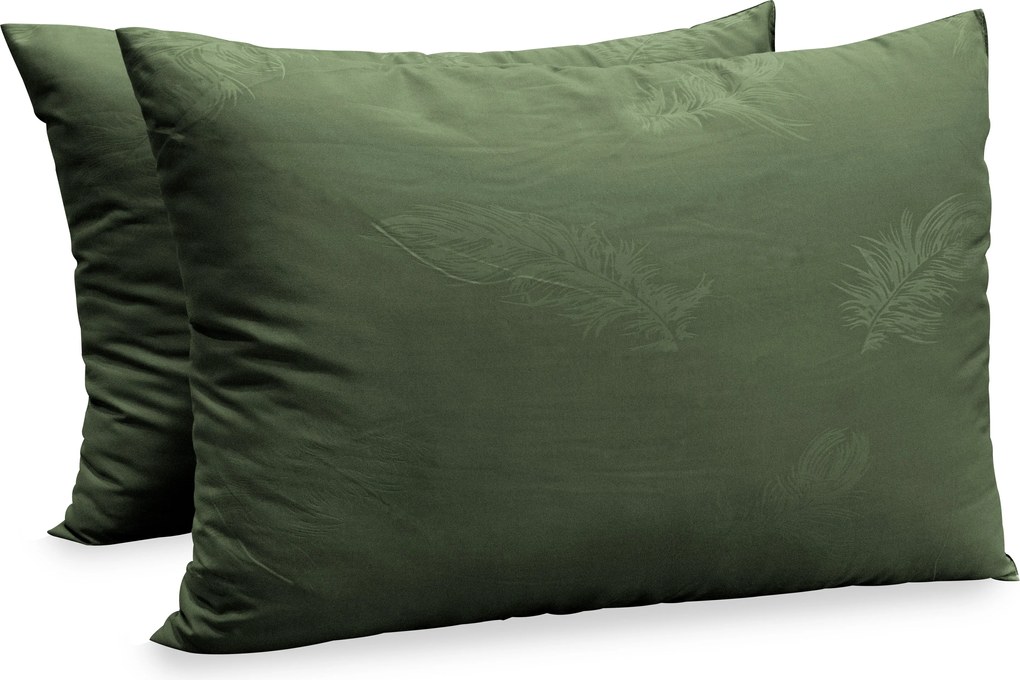 Pernă Easy Home, 50x70x70 cm, verde cu relief, 50x70x70
