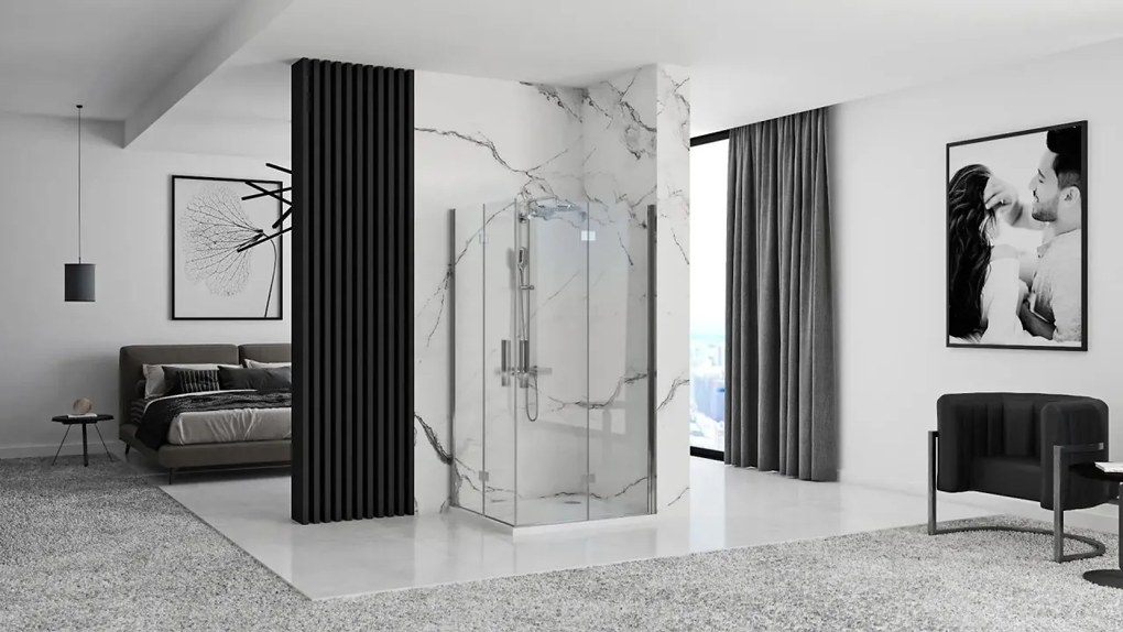 Cabina dus Rea Molier Chrome Double 80x80