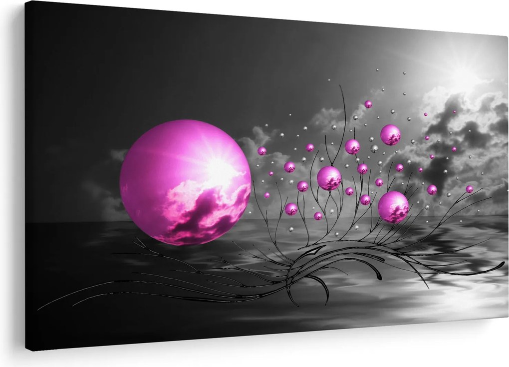 Tabloul bilelor roz (90x60 cm)