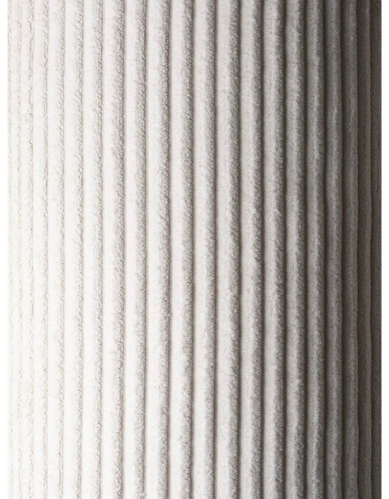 Fotoliu de copii crem cu tapițerie din catifea reiată Cloud – Wigiwama