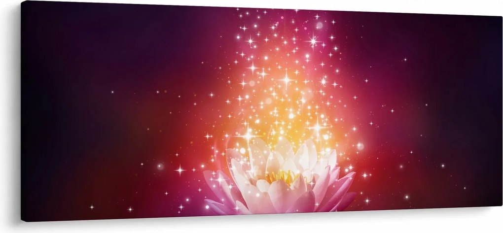 Tablou cu floare de lotus (120x50 cm)