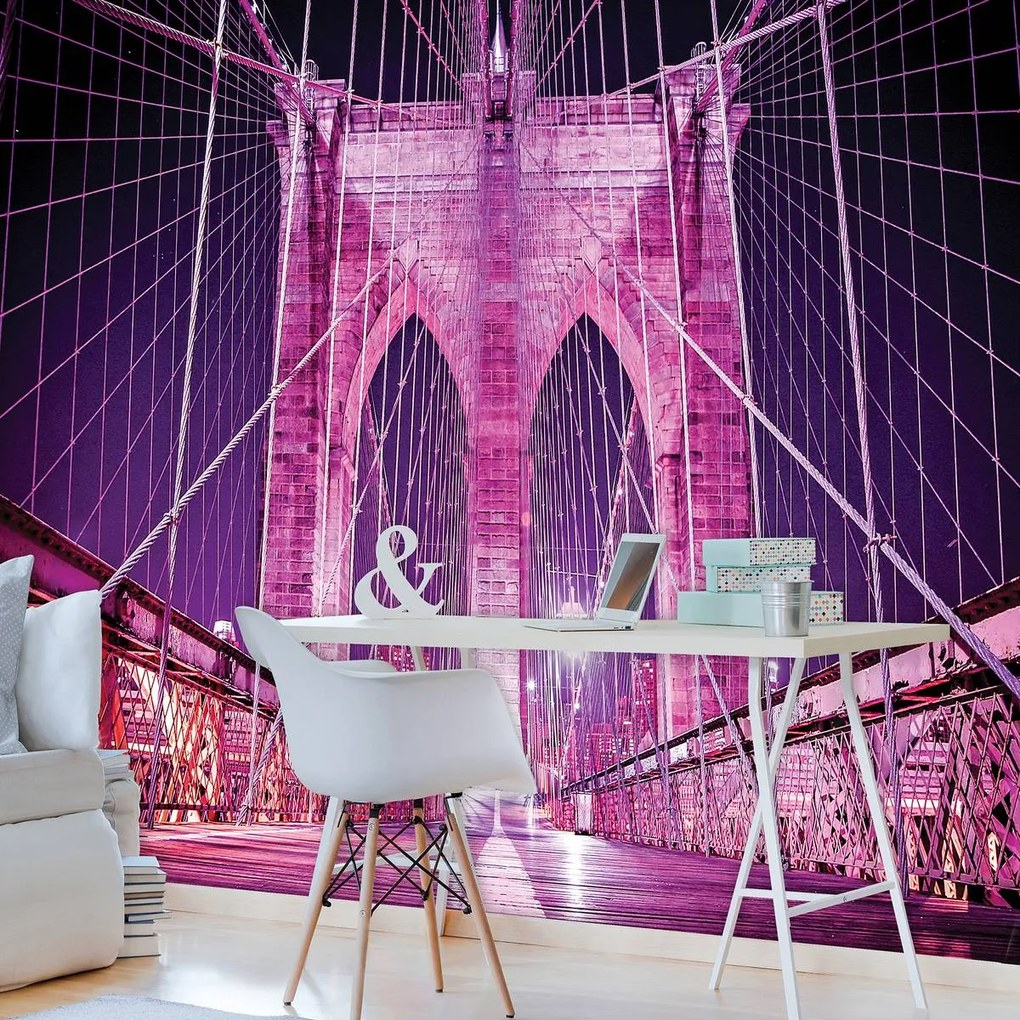 Fototapet - New York City Urban Brooklyn Bridge (152,5x104 cm)