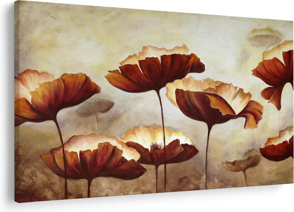 Tablou flori roșii (90x60 cm)