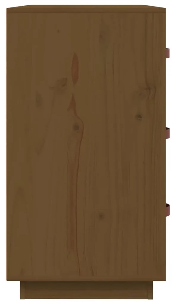 Servanta, maro miere, 80x40x75 cm, lemn masiv de pin 1, maro miere