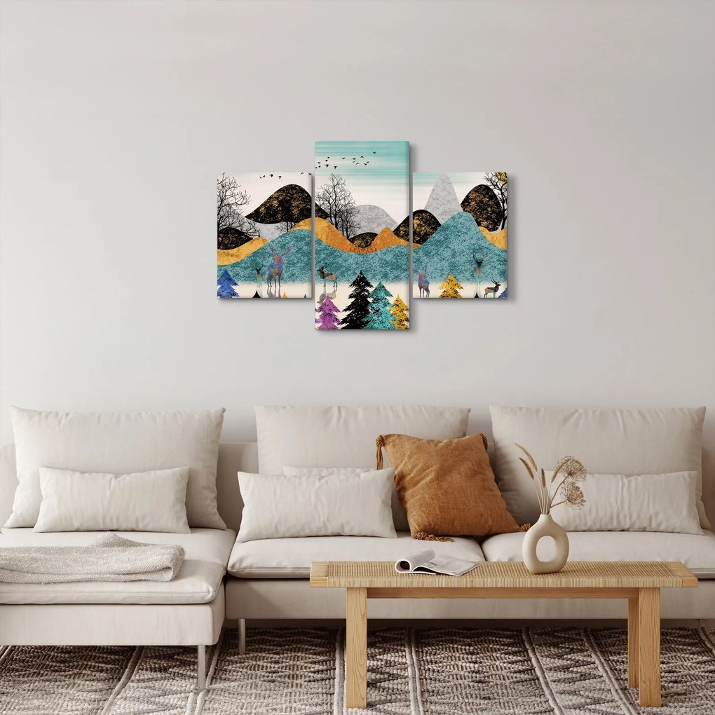 Tablou fgrafic cu cebi (90x60 cm)
