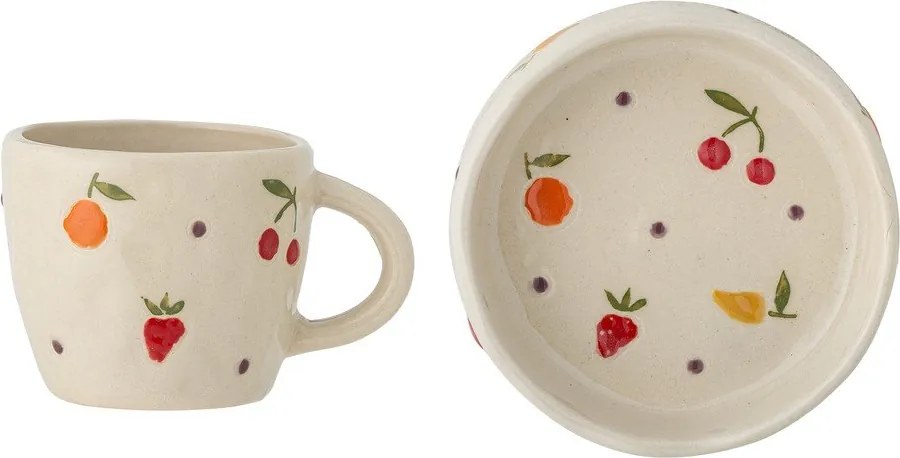 Set de veselă pentru copii 2 buc. din gresie Tatiana – Bloomingville Mini
