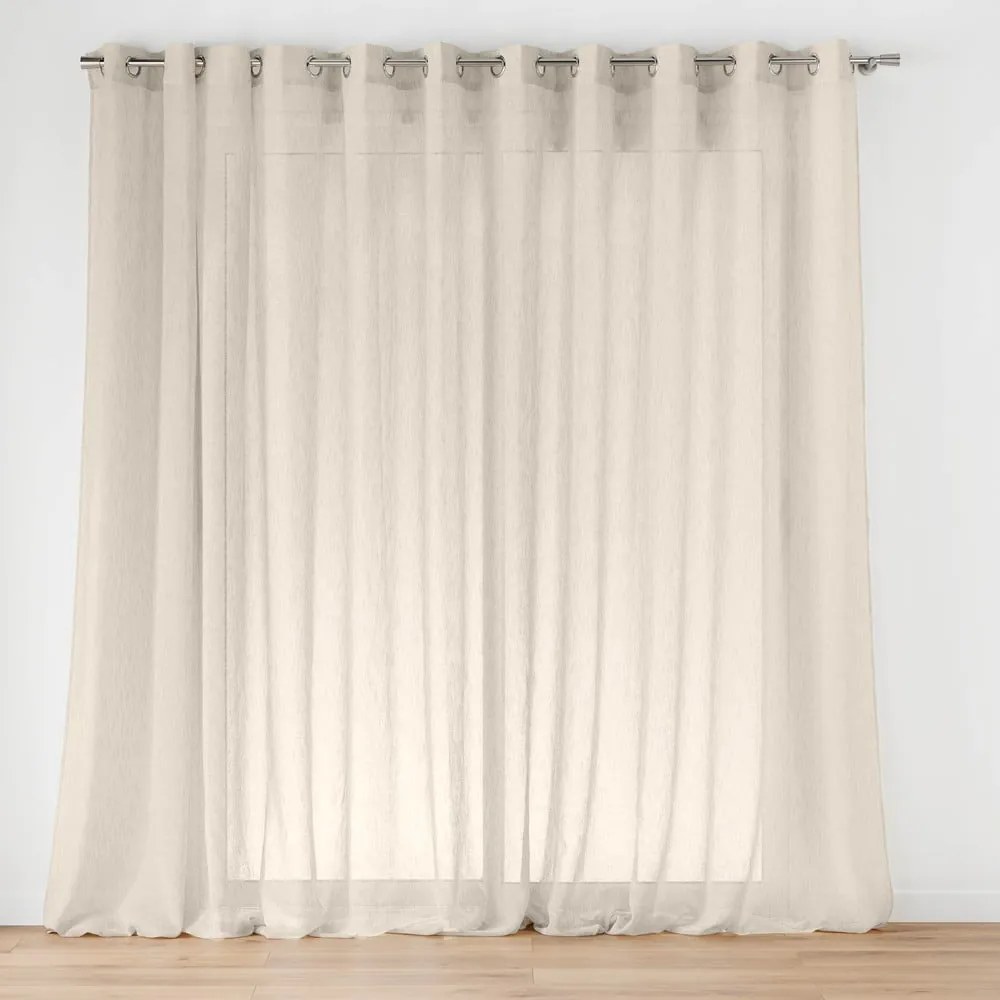 Perdea în culoare naturală 400x240 cm Carlin – douceur d'intérieur
