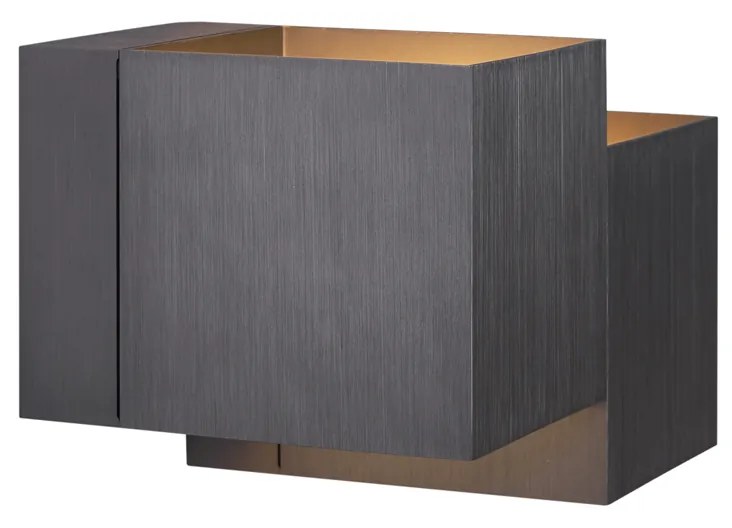 Aplică modernă gri antracit 2 lumini - Transfer Double