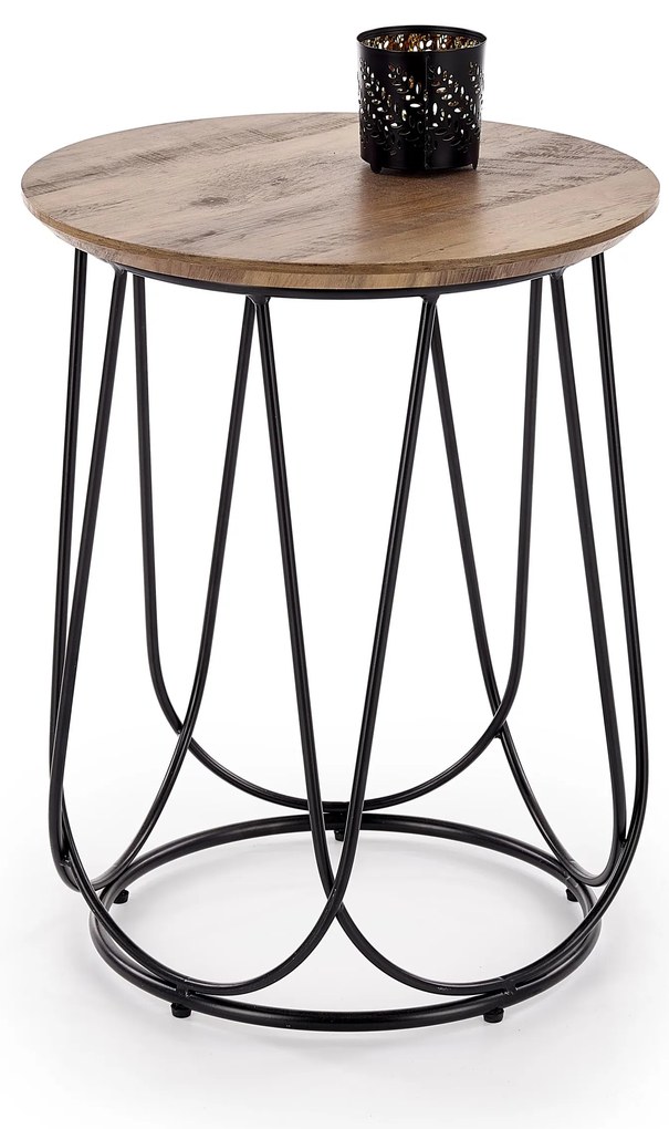 Masă de cafea Neva S (nuc + negru). 1039432