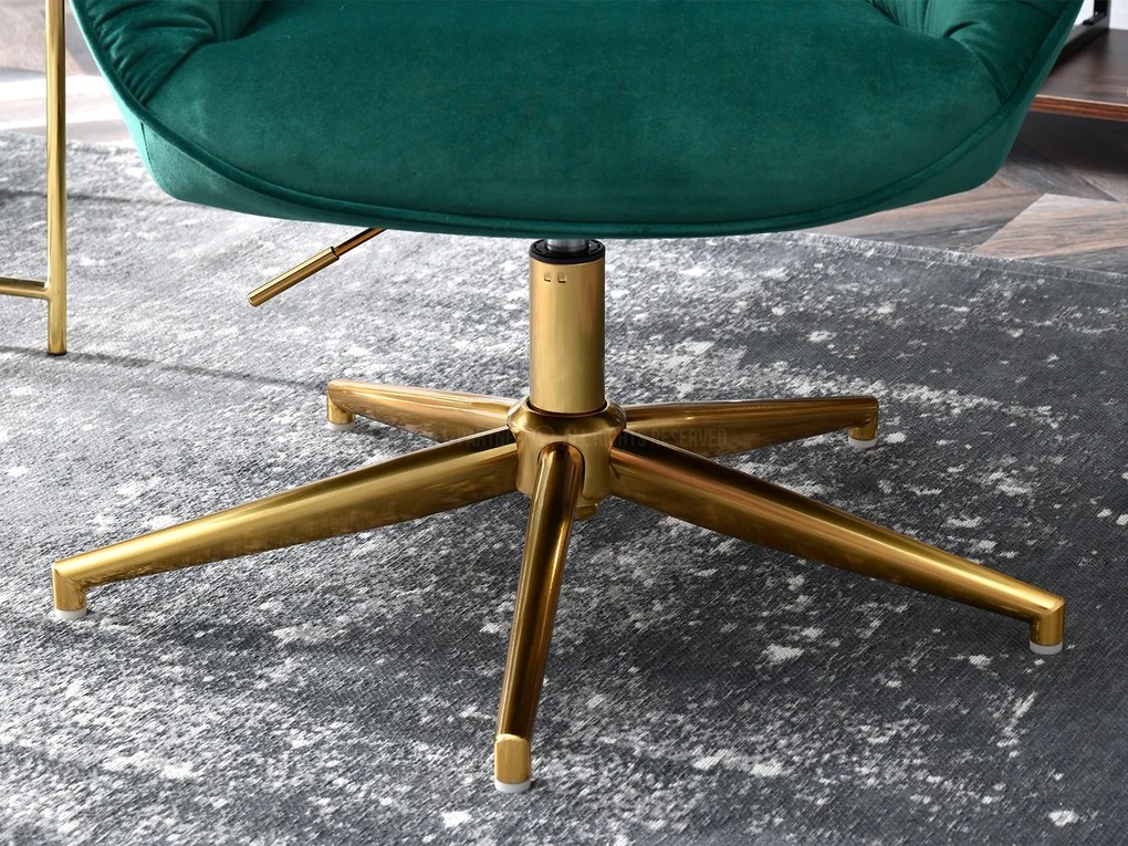 Fotoliu Meryl (verde + auriu). Promo -9%. 1110291