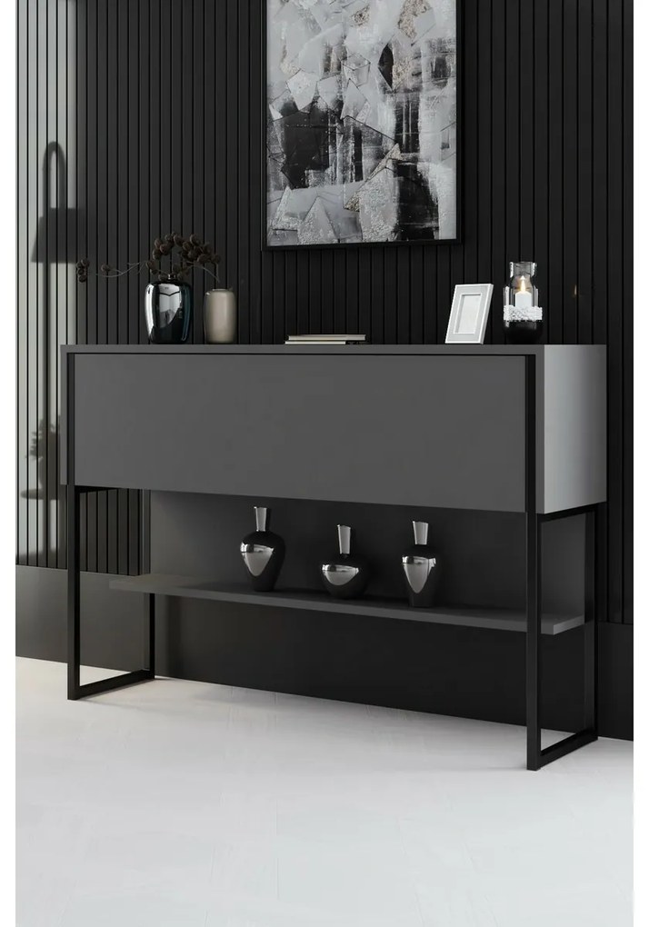 Comodă Luxe Anthracite and Black