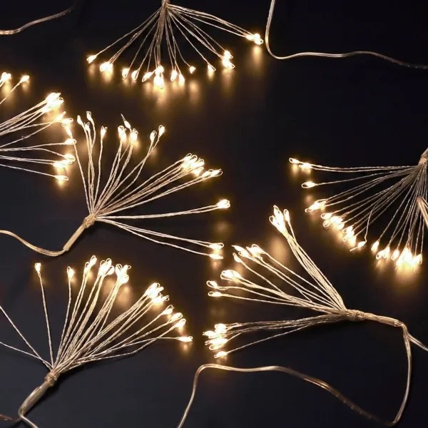 BRILAGI - LED Ghirlandă de exterior pentru Crăciun 300xLED 7m IP44 alb cald efect de artificii