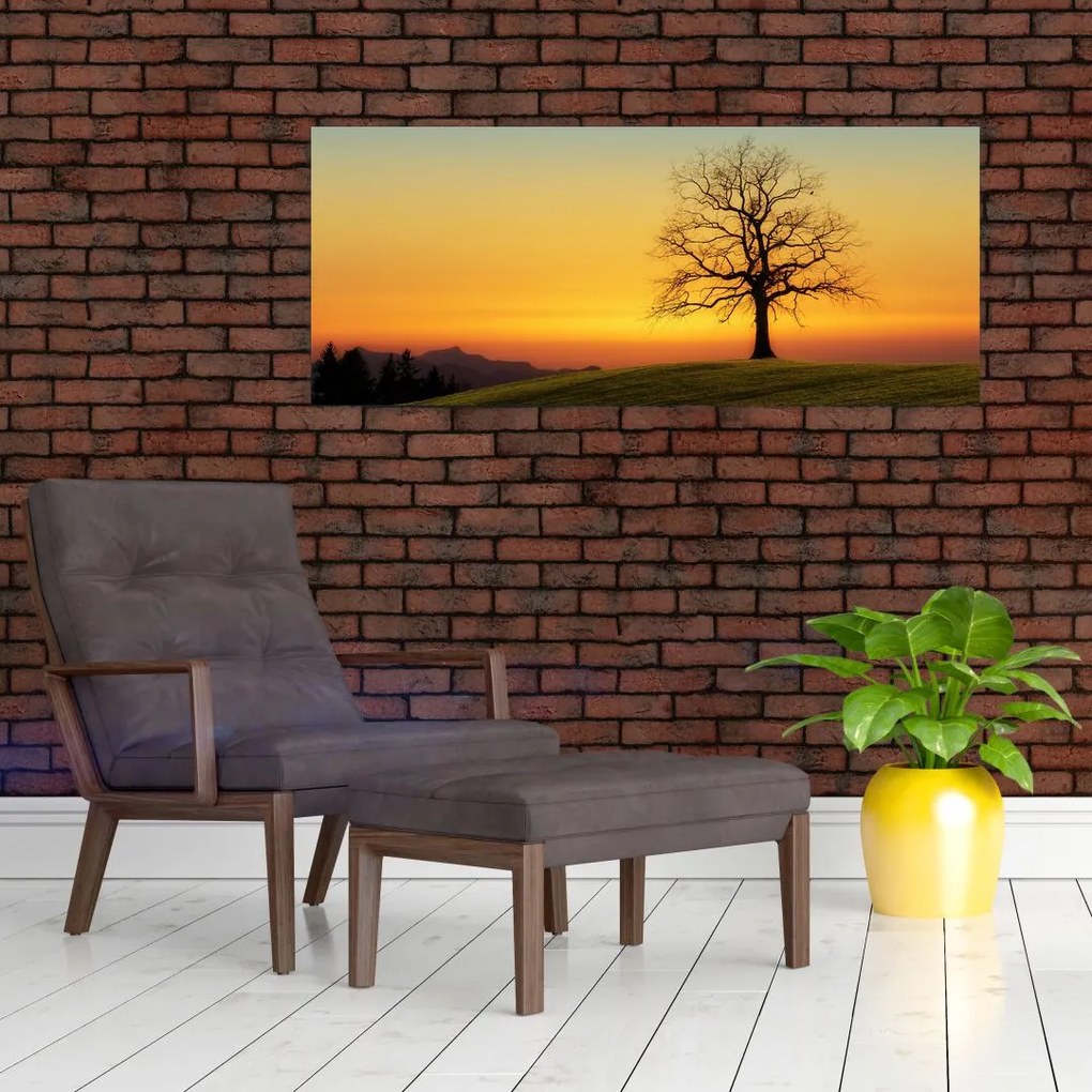 Tablou - Copacul în câmp (120x50 cm)