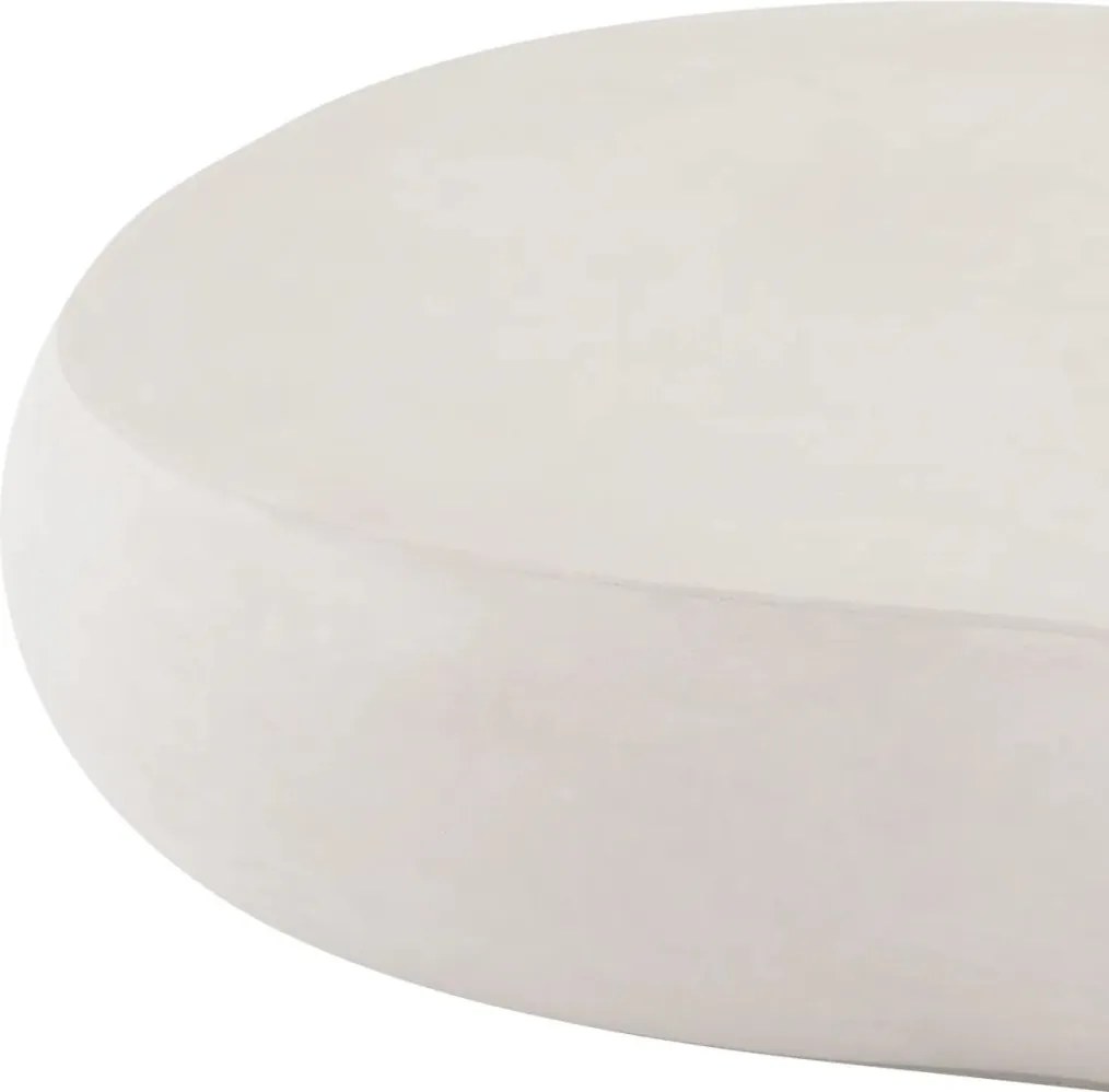 Masuta de cafea design LUX pentru interior si exterior Prime crem