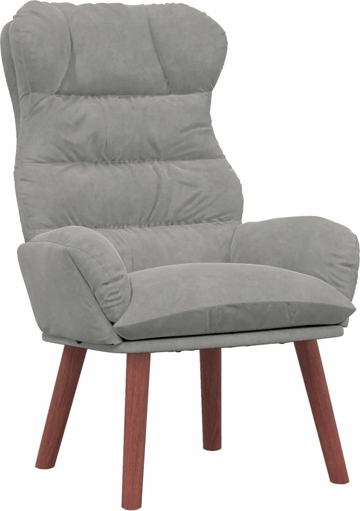 vidaXL fotoliu Gri deschis 69 x 74 x 93 cm Catifea