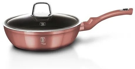 Tigaie cu capac adanca 24 cm I-Rose Collection Berlinger Haus BH 6026