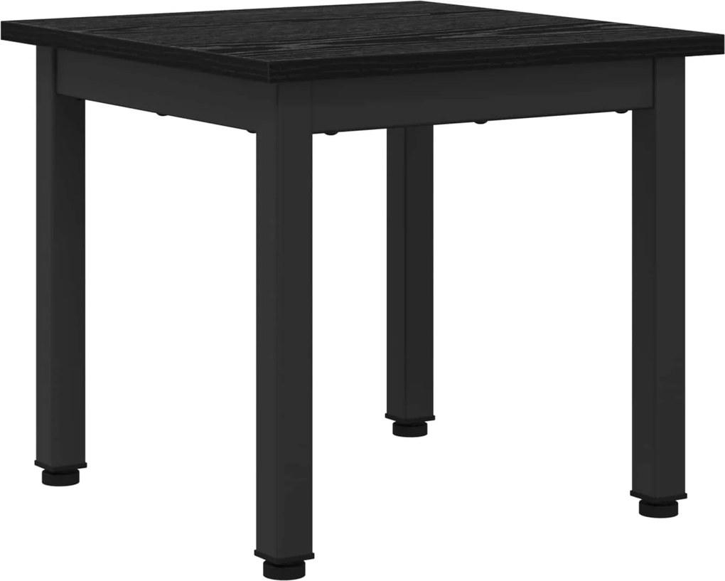 vidaXL Masă de cafea Stejar Negru 40 x 40 x 36 cm Lemn compozit