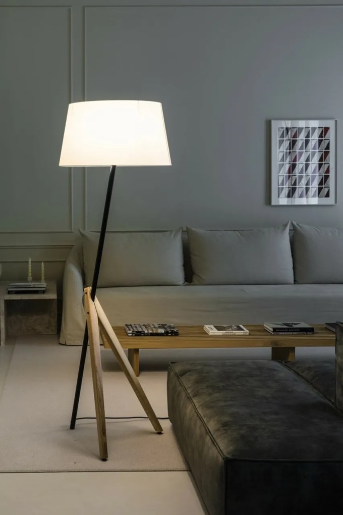 Lampadar, Lampa de podea design scandinav TREEWOOD