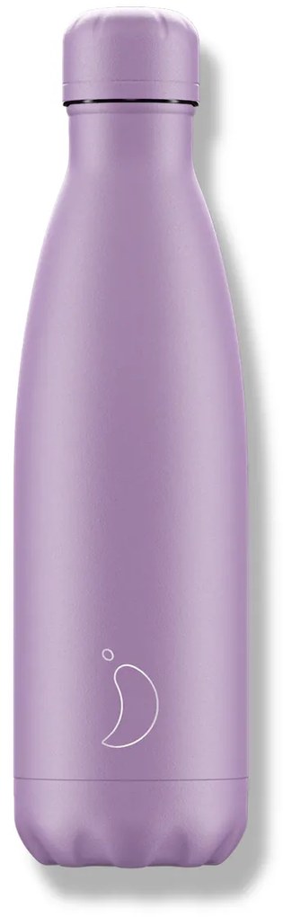 Sticlă termos Chilly's Bottles - mov pastel 500ml, ediția Original