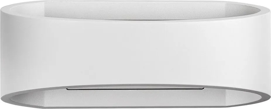 Aplica LED perete exterior IP54 Gerla alb