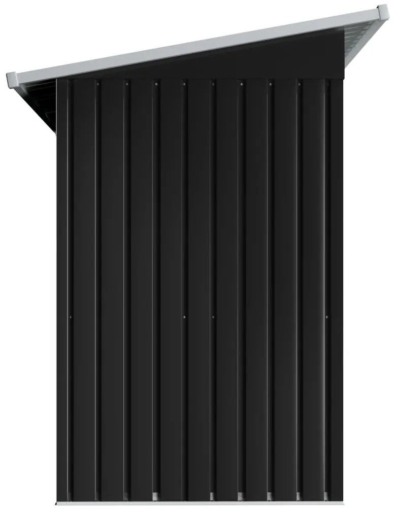 Magazie de gradina din metal , antracit, otel