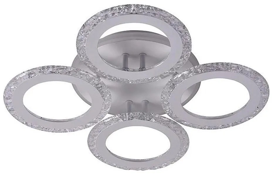 Lustră LED aplicată dimabilă LED/55W/230V 3000-6500K + telecomandă