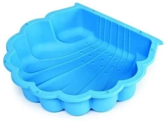 Piscină sau ladă pentru nisip Corfu cu capac 88x88cm albastru
