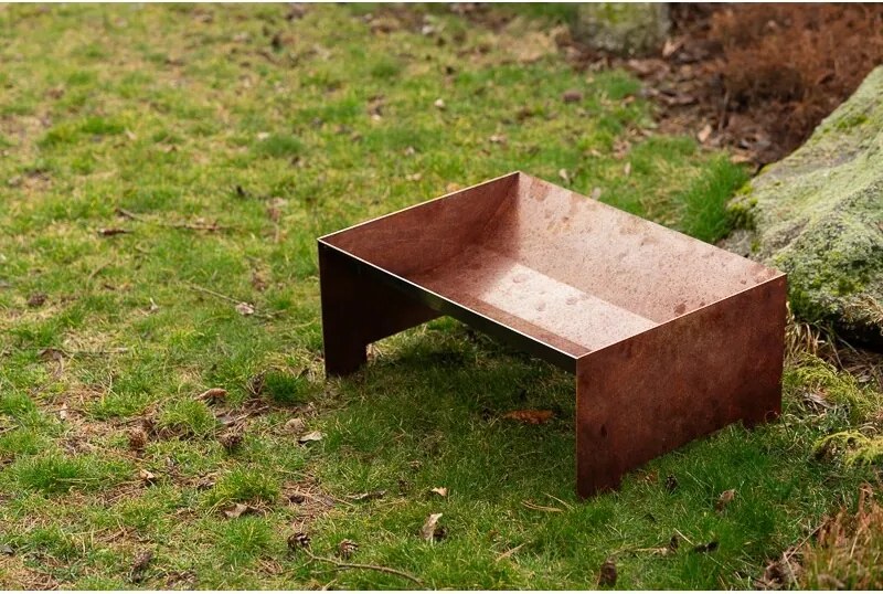 Strato Foc de grădină 50 x 70 x 30 cm, corten CORGARDEN 1018