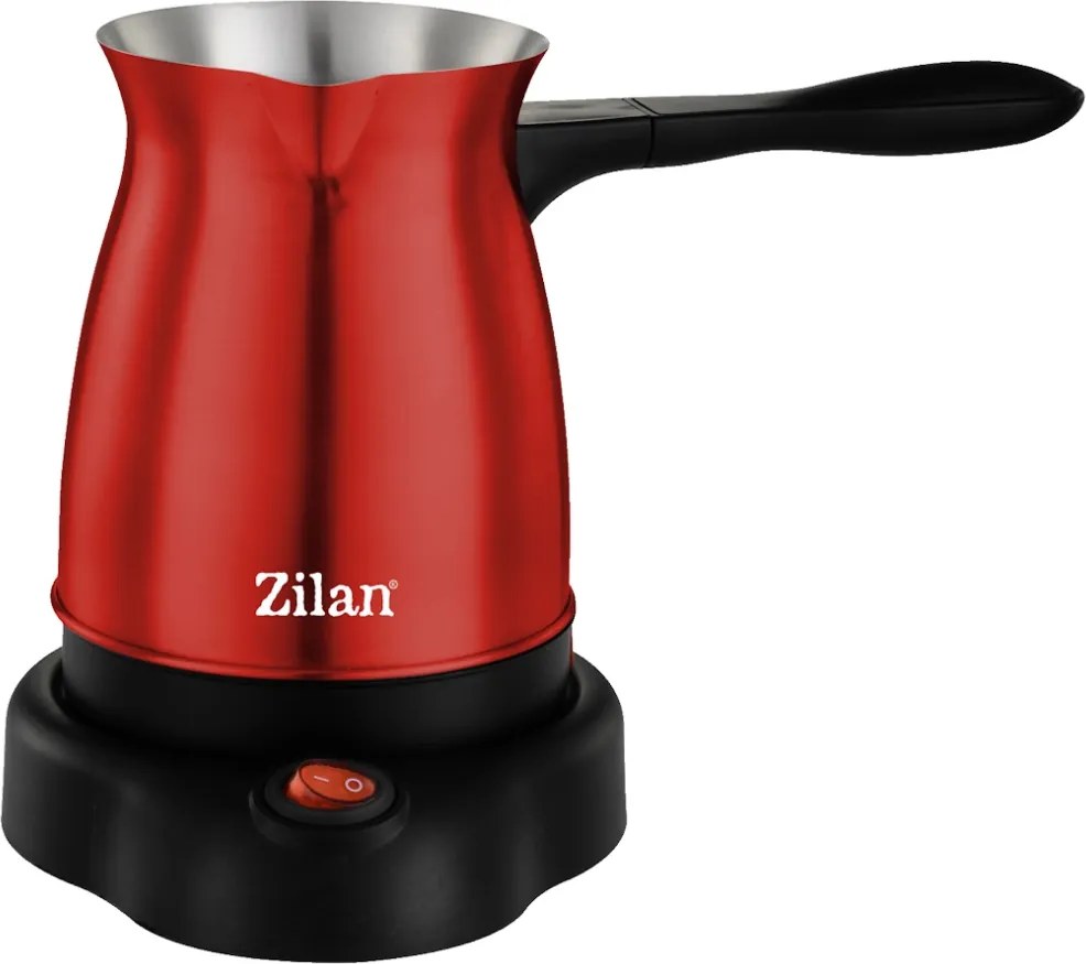 Ibric electric Zilan ZLN3627 Rosu, putere 800W, Capacitate 6 cesti