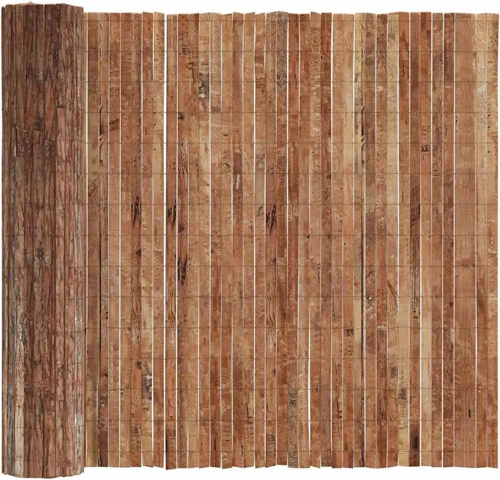 vidaXL Gard din scoarță de copac Maro 400 x 150 cm Cortex