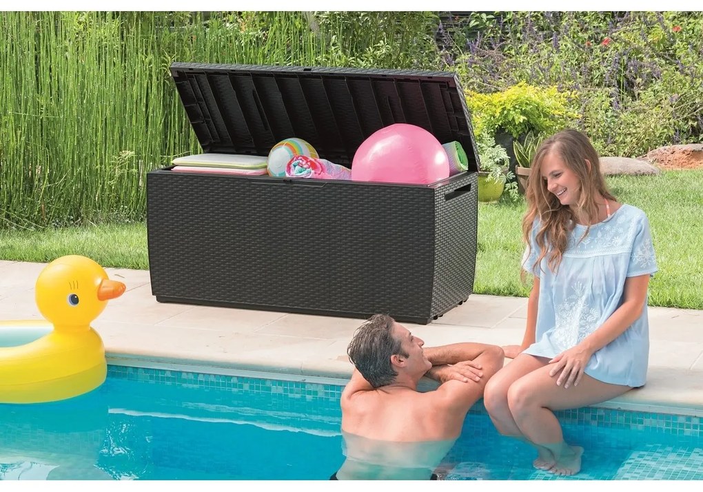 Cutie de depozitare Keter Garden Capri gri, 305 l