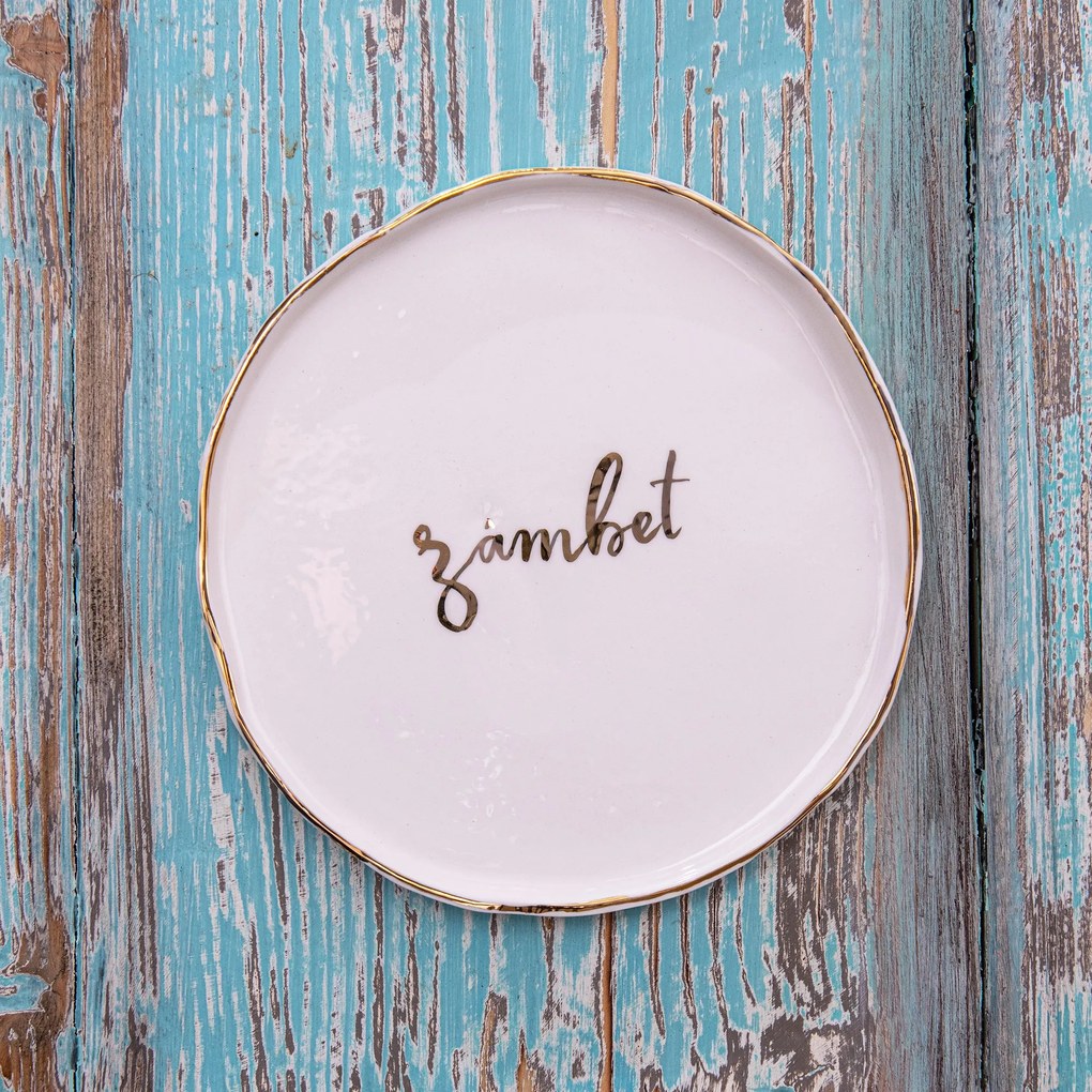 Farfurie Handmade Manifest Zambet 20cm