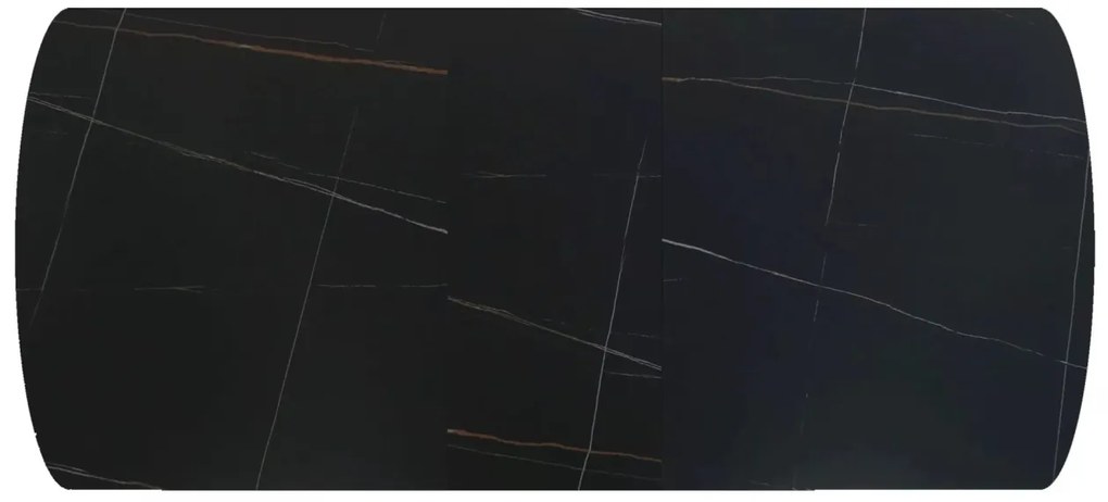 Masa extensibila Vector neagra L160(200)x90 cm