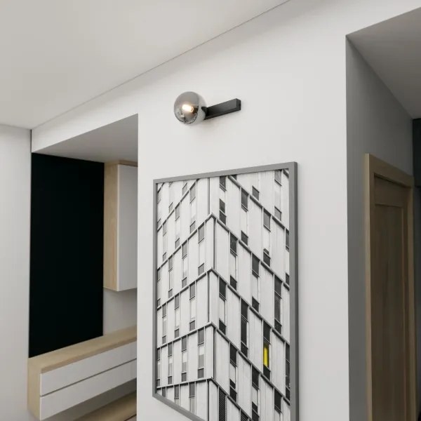 Plafonieră FIT 1xE14/10W/230V negru