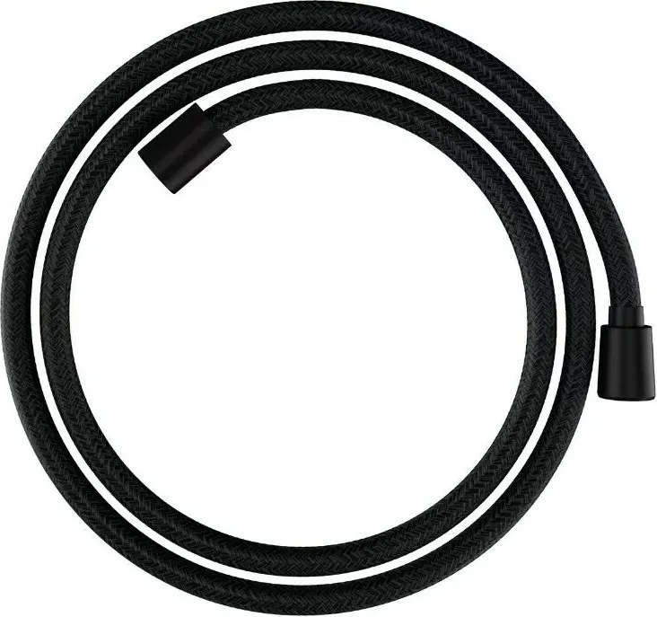Furtun de dus Hansgrohe Designflex negru periat 125 cm