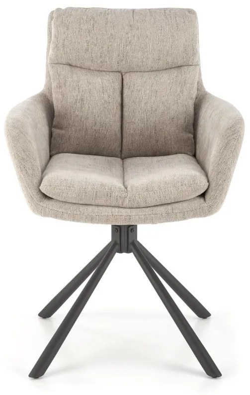 Scaun rotativ K495 stofa bej
