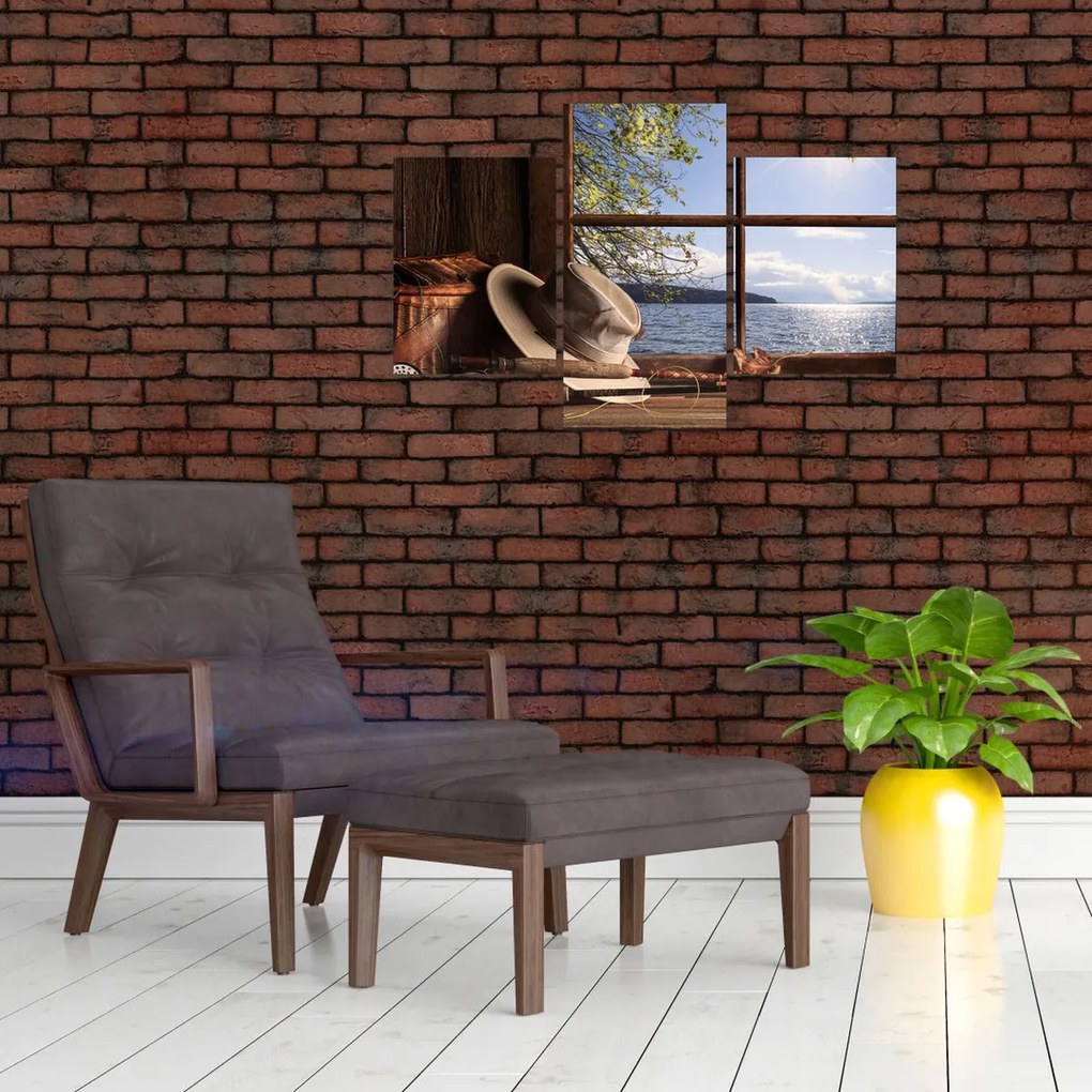 Tablou - Echipament de pescuit (90x60 cm)