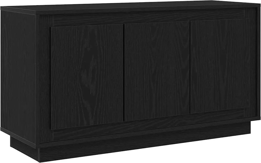 vidaXL Bufet Stejar Negru 102 x 35 x 55 cm Lemn compozit