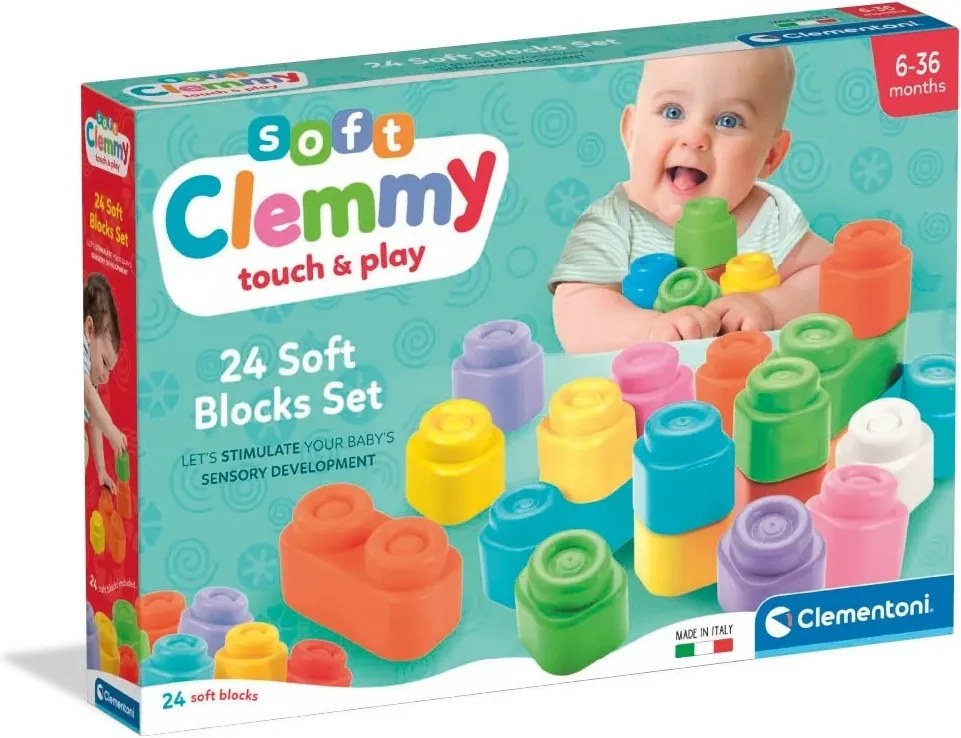 Cuburi moi Clemmy Baby, 24 bucăți