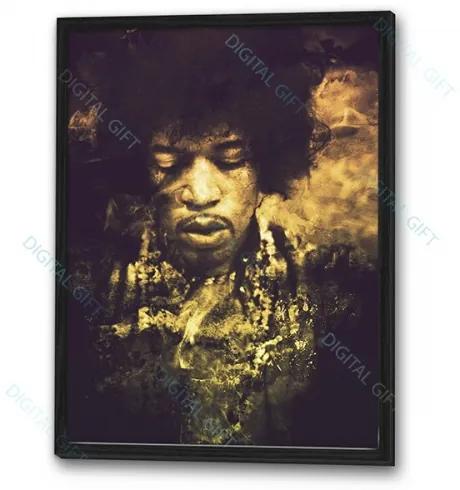 Tablou clasic - Jimi Hendrix 43x53 cm, carton