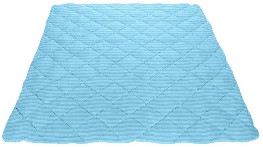 Pilota Alcam damasc, toamna / iarna, bambus, bleu ciel, 140x200 cm
