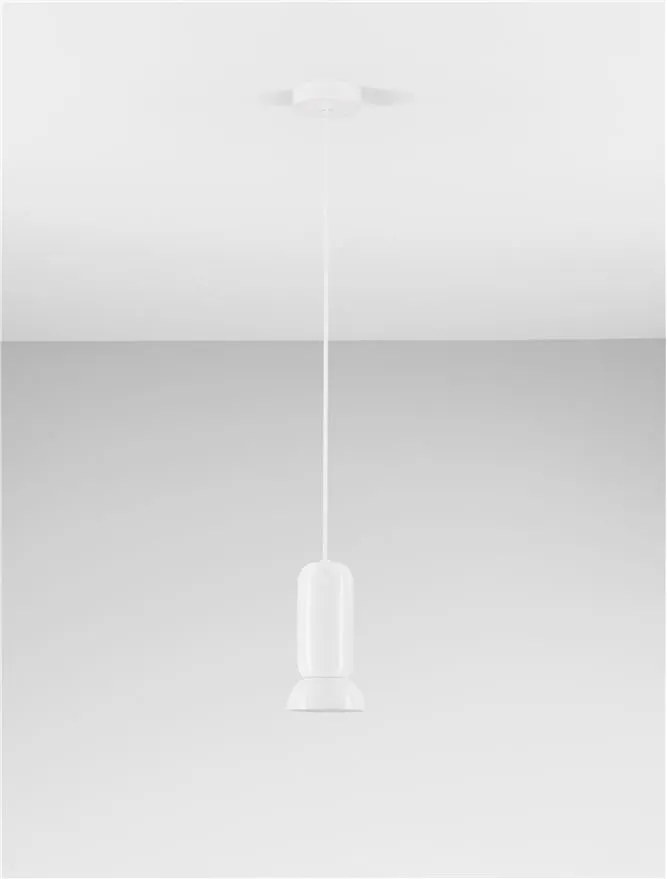 Pendul minimalist ceramica alba PARLO