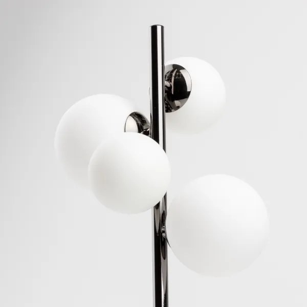 Brilagi - Lampă de masă LED MILLA 4xG9/3W/230V negru cromat/alb