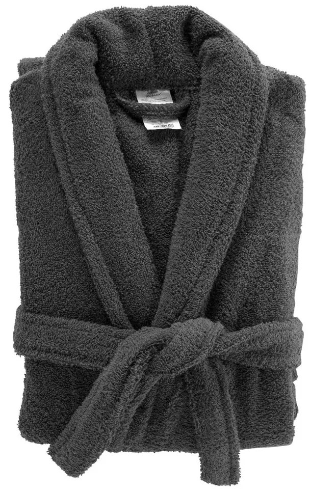 Halat gri antracit M din bumbac Tendresse – douceur d'intérieur