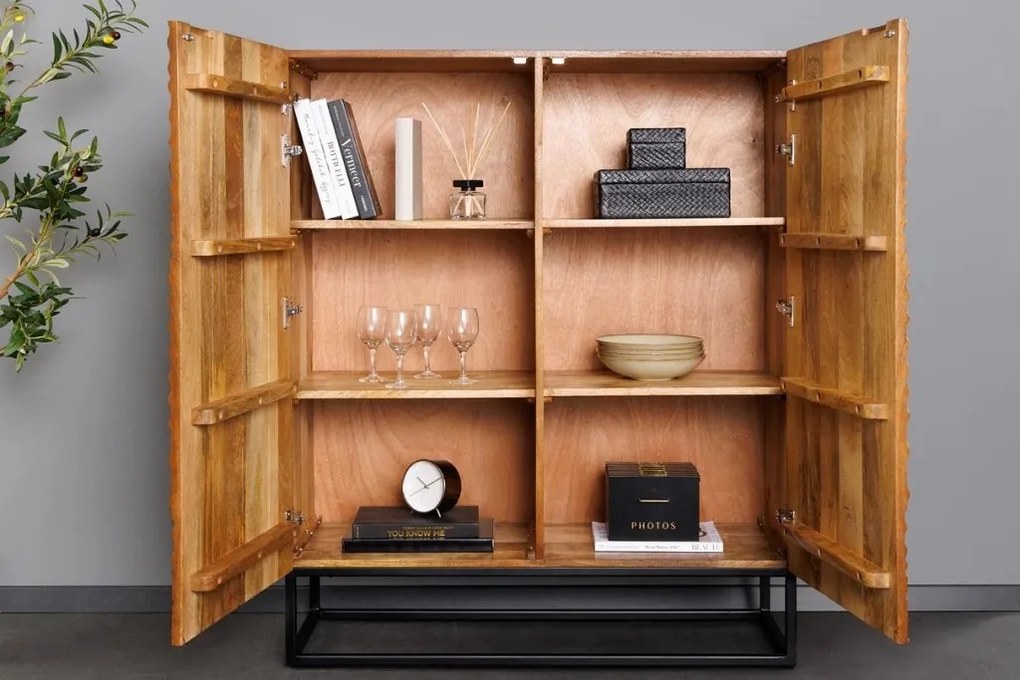 Comoda cu fronturi 3D design modern LINE ART 120cm