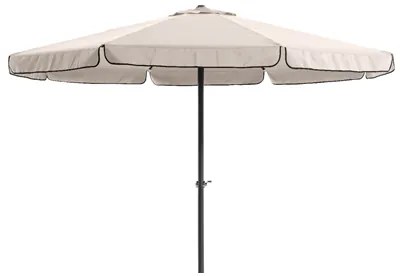 Umbrela rotunda 300 cm,mecanism cu manivela,Gri