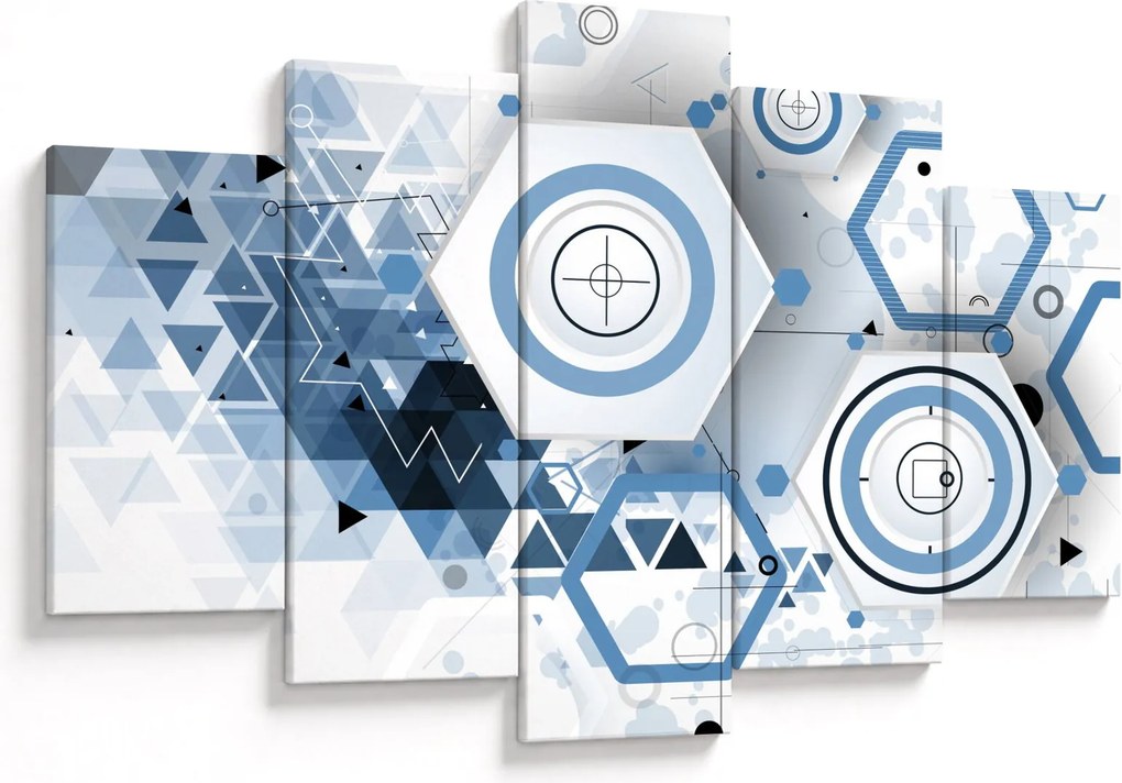 Tablou - Abstract geometric (150x105 cm)